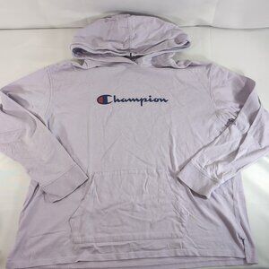 Champion Purple Lavender Hoodie Sweater Pullover XL Extra Large Long Sleeve Hood